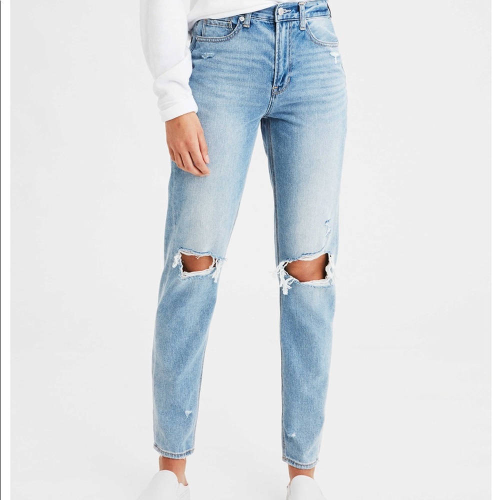 Ripped Mom Jeans